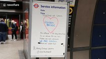 'Together we stand': London Bridge tube station shows solidarity after terror attack