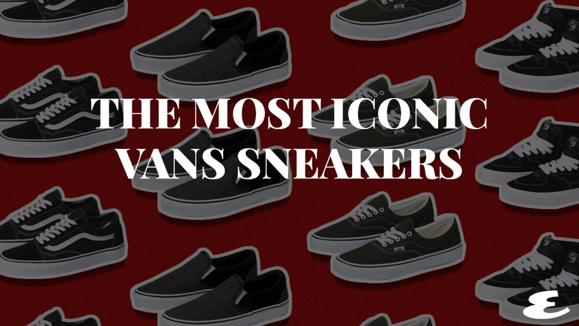iconic vans shoes