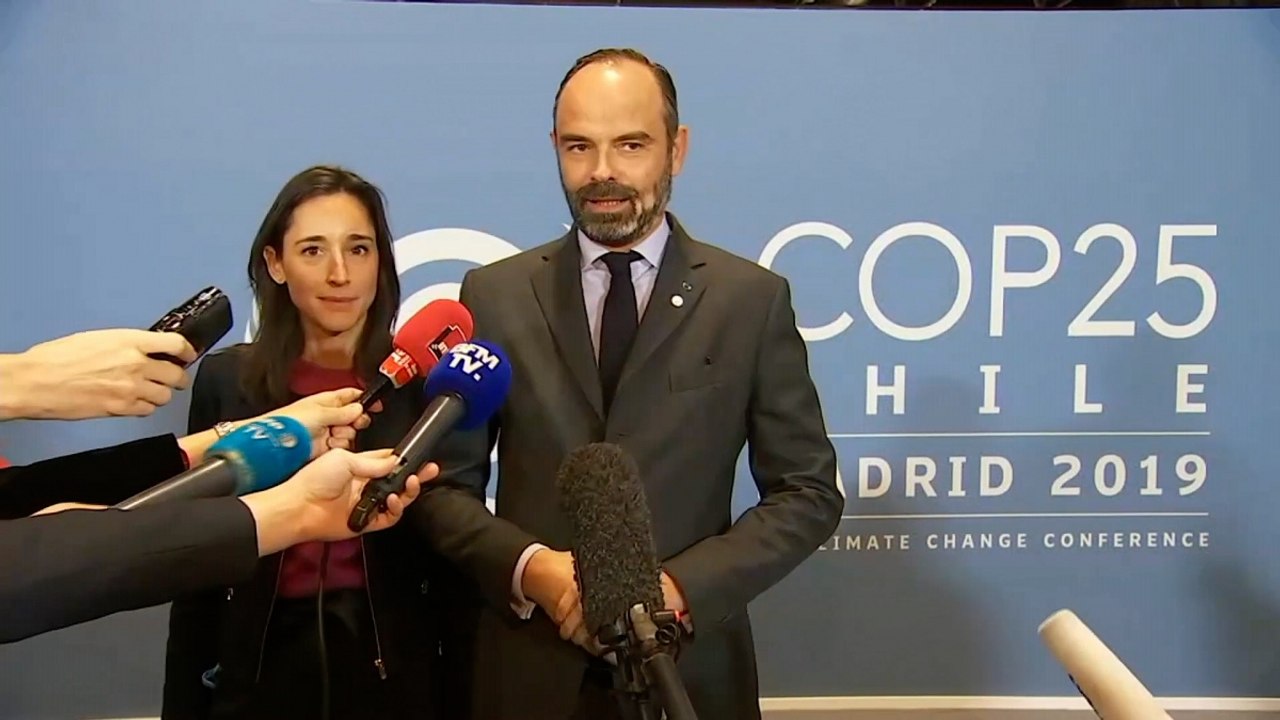 Climat : déclaration d'Édouard Philippe en ouverture de la COP 25