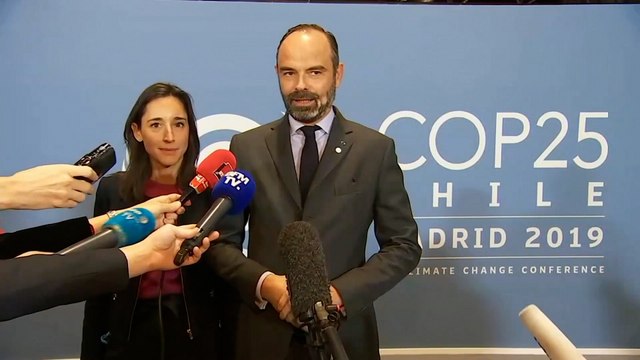Climat : déclaration d'Édouard Philippe en ouverture de la COP 25