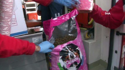 Elazığ'da yüksek kesimlere kar yağdı, sağlıkçılar doğaya yem bıraktı