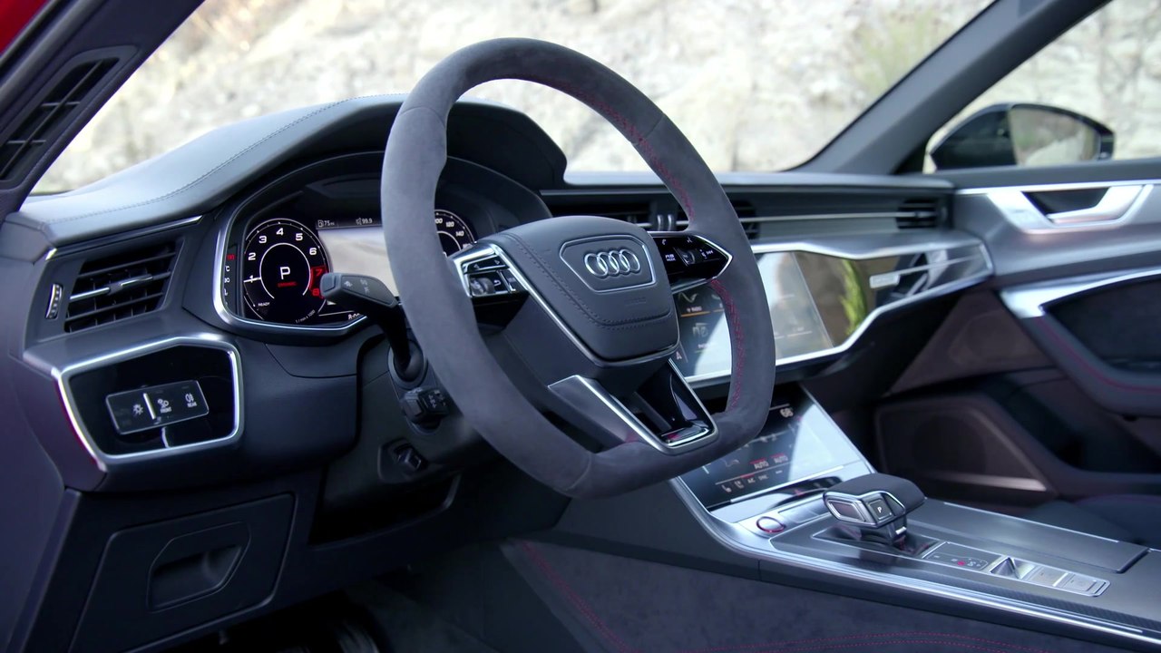 Audi RS 6 Interior Design in Tango Red