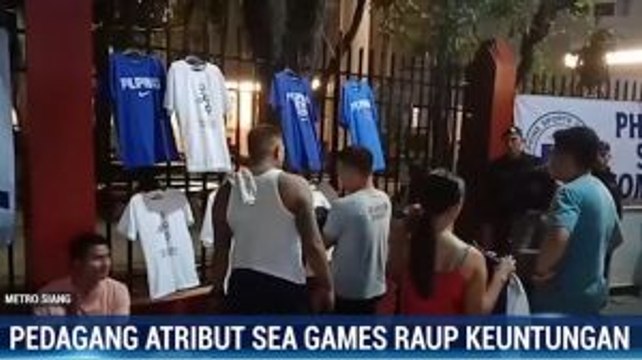 Pedagang Atribut SEA Games Raup Keuntungan