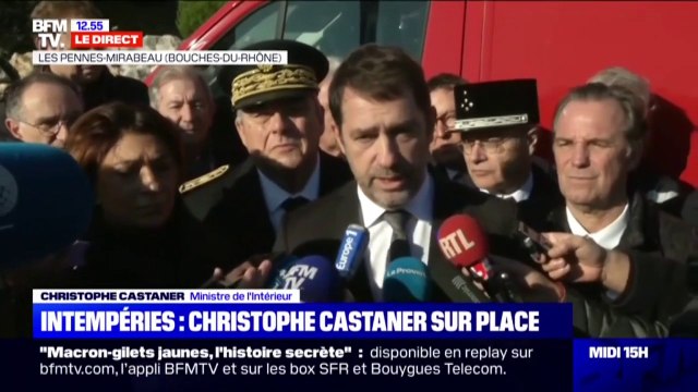 Intempéries: Christophe Castaner annonce qu'une personne est activement recherchée dans les Alpes-de-Haute-Provence