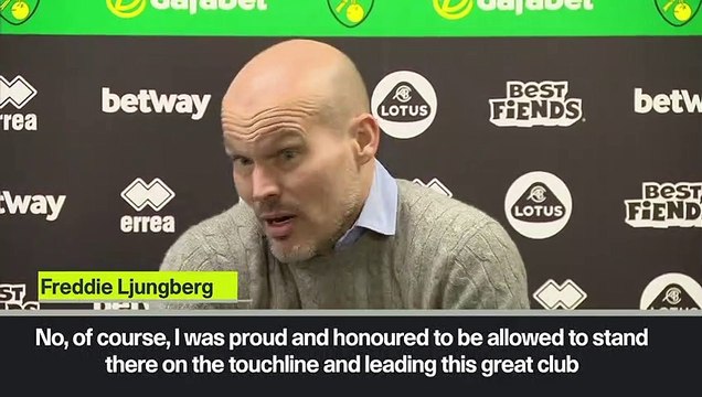 'Proud & honoured' Ljungberg after Arsenal draw 2-2 with Norwich City
