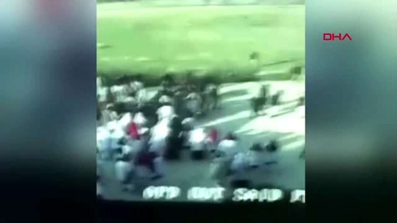 Profesör, protestocu öğrencisini ezdi