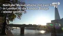 London Bridge nach Attacke wieder geöffnet