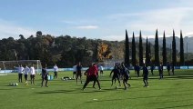 OM : soleil et bonne humeur à l'entraînement à la veille du match à Angers