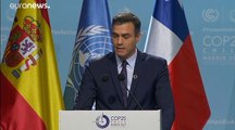 Pedro Sánchez afirma en la COP 25 que 