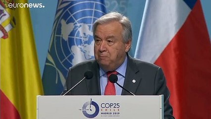 Naciones Unidas advierte de la urgencia climática al inicio de la COP25