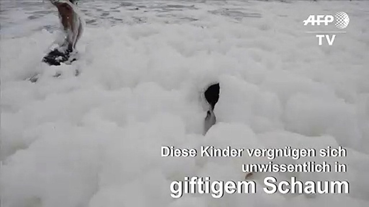 Gefährliches Spiel im giftigen Meeresschaum