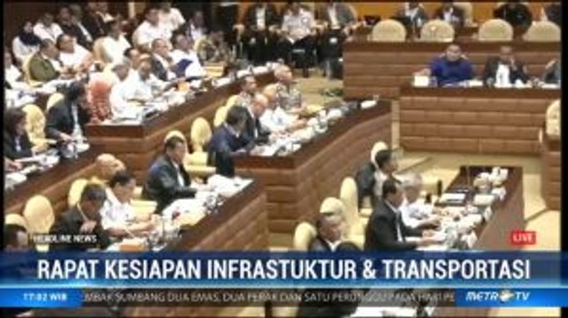 Menhub dan Menteri PUPR Rapat di DPR Bahas Kesiapan Libur Nataru