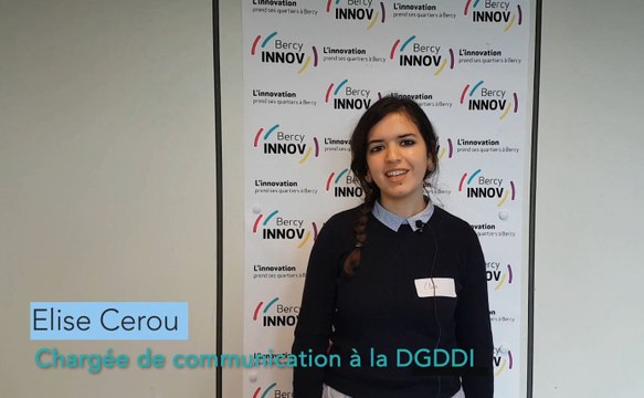 Les directions de Bercy présentent leurs innovations - la DGDDI avec Elise Cerou, chargée de communication à la DGDDI