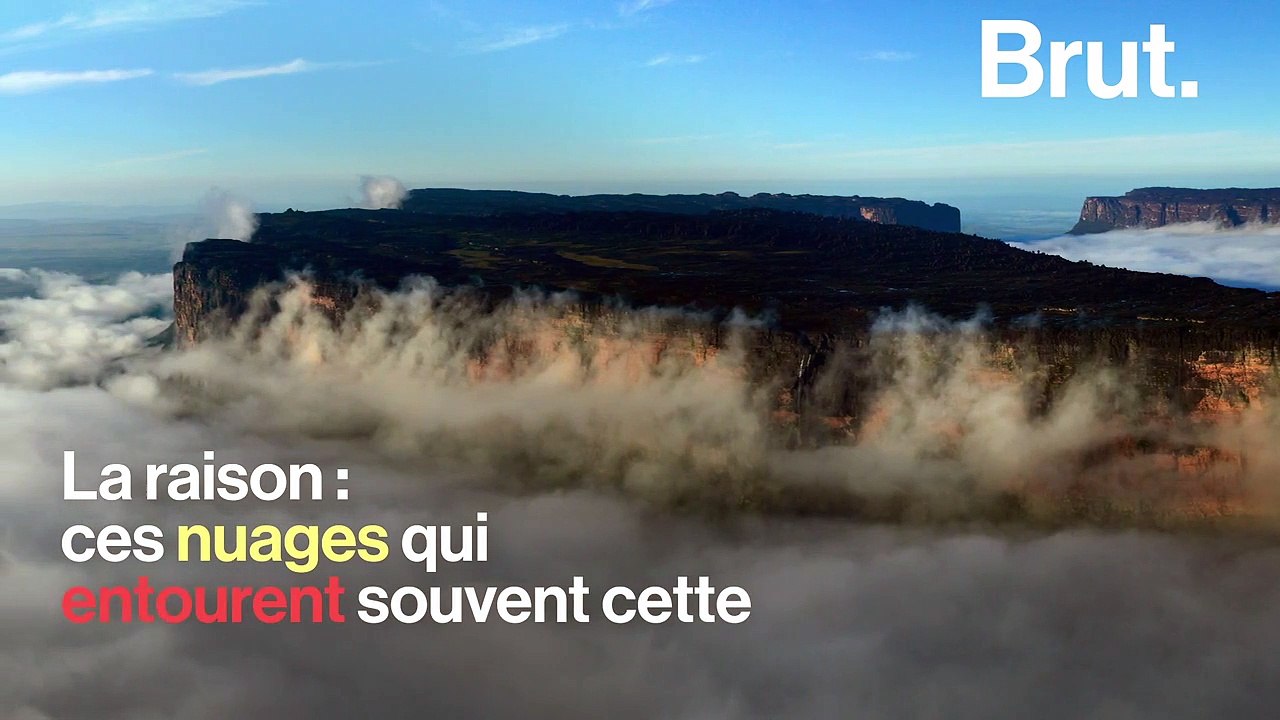 Le Mont Roraima alias "l'île flottante", une montagne qui a la tête dans les nuages