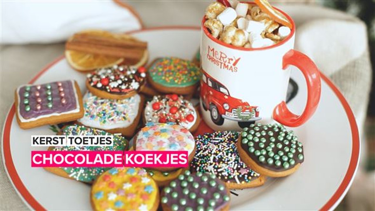 Maak je eigen chocolade koekjes voor Kerst