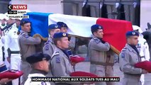 Regardez l hommage d emmanuel macron aux 13 soldats tués au mali lors de la cérémonie aux invalides: 