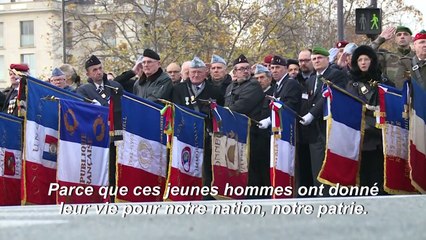 Hommage aux soldats: "Ils sont partis pour nous, on est là pour eux"