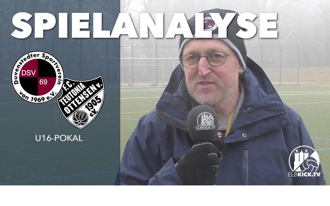 Spielanalyse | Duvenstedter SV U16 – FC Teutonia 05 U16 (3. Runde, Pokal)