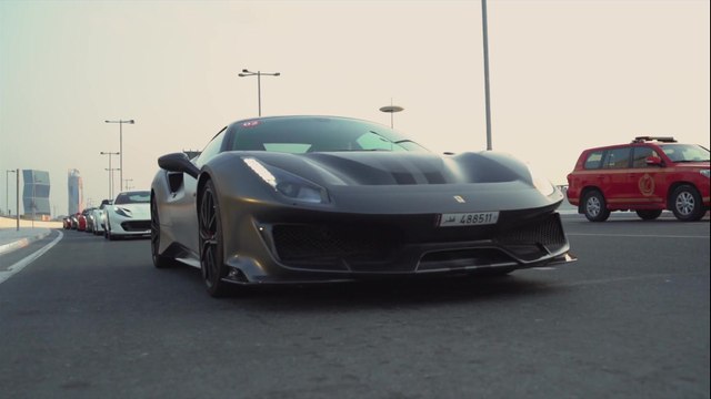 Ferraristi in Qatar experience the all new Ferrari F8 Tributo for the first time at Losail International Circuit