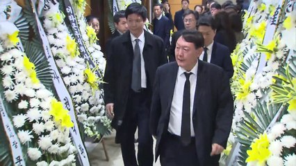윤석열, 숨진 前 특감반원 빈소 방문 / YTN