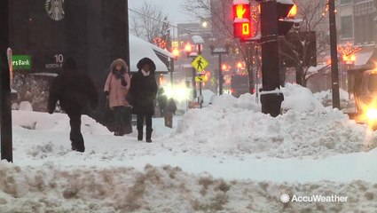 A doozy of a snowstorm hits Albany