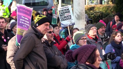 Mass Student Climate Change Protest!