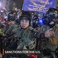 China slaps sanctions on U.S. over Hong Kong unrest