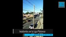 Batalla campal de hinchas tras partido de la Liga Amateur Platense