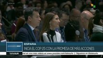 España: inicia COP25 con promesas de más acciones ambientales