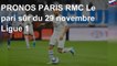 PRONOS PARIS RMC Le pari sûr du 29 novembre Ligue 1