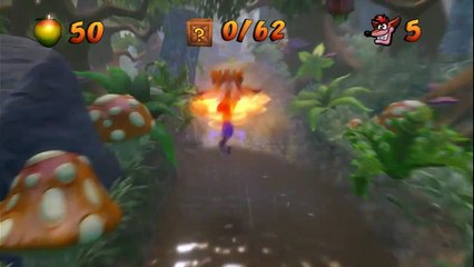Crash Bandicoot N. Sane Trilogy - Crash Bandicoot 2 : Cortex Strikes Back - Turtle Woods ( Level 1 ) Gameplay - Walkthrough ( Crystals, Blue Gem, Box Gem ( All Gems ) )