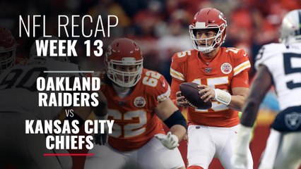 Week 13:  Raiders v Chiefs