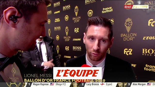 Messi «Je suis le seul à avoir 6 Ballons d'Or» - Foot - Ballon d'Or