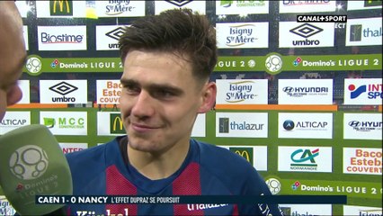 La réaction de Jessy Deminguet après Caen / Nancy