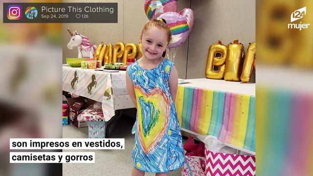 Moda adorable, tienda de ropa convierte los dibujos de niños en diseños de ropa