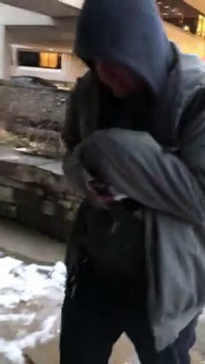 Skater Snaps Board in Splits Landing