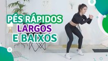 Pés rápidos largos e baixos - Sou Fitness