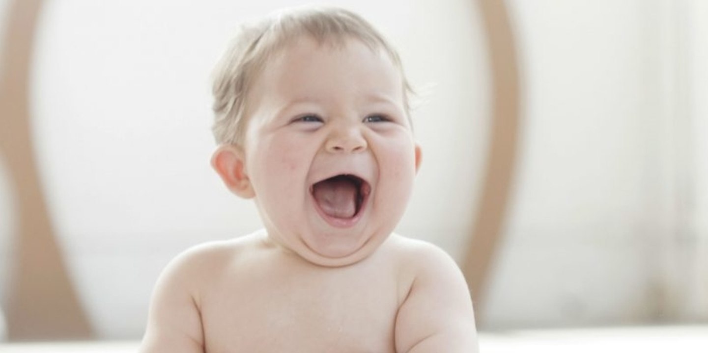 Cuando los bebés se parten de risa