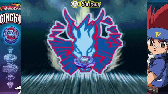 Beyblade Metal Masters NDS - Todos los Bladers y Movimientos Especiales #MetalFight #Gingka #RJ_Anda