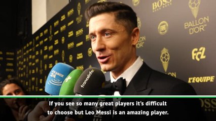 Messi 'one of the best in history' - Lewandowski