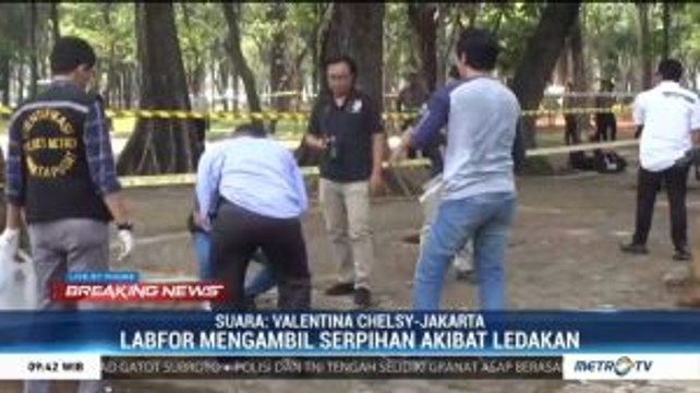 Labfor Lakukan Olah TKP Ledakan di Kawasan Monas