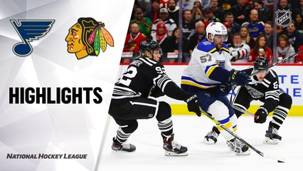 NHL Highlights | Blues @ Blackhawks 12/02/19