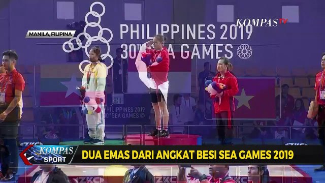 2 Emas dari Angkat Besi SEA Games 2019