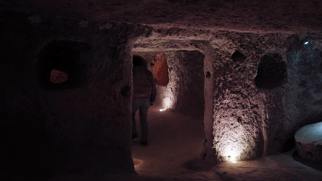 Taryn Elliott - Man Exploring Inside A Cave - Human (No Copyright Video 57)