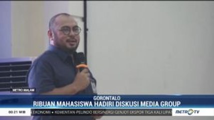 Ribuan Mahasiswa UNG Hadiri Diskusi Media Group