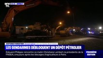 Des gendarmes débloquent un dépôt pétrolier occupé depuis la semaine dernière près de Rennes
