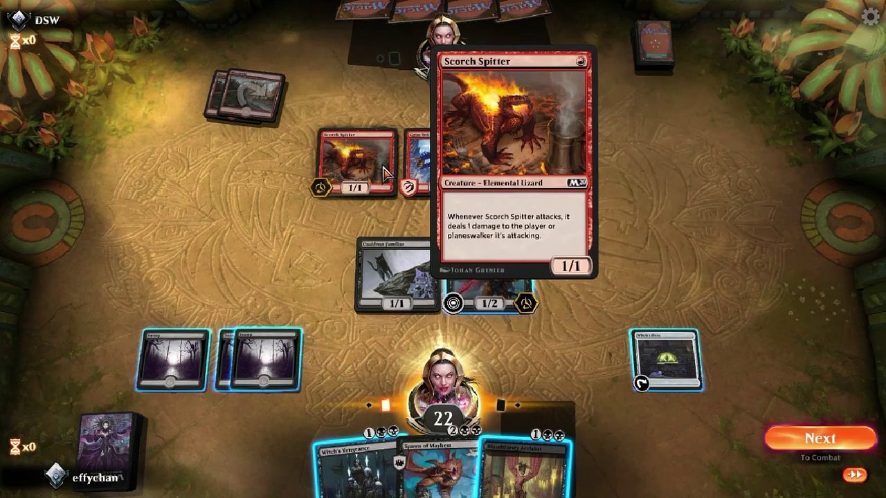 Mono Black Oven vs Mono Red Aggro (Standard Ranked)