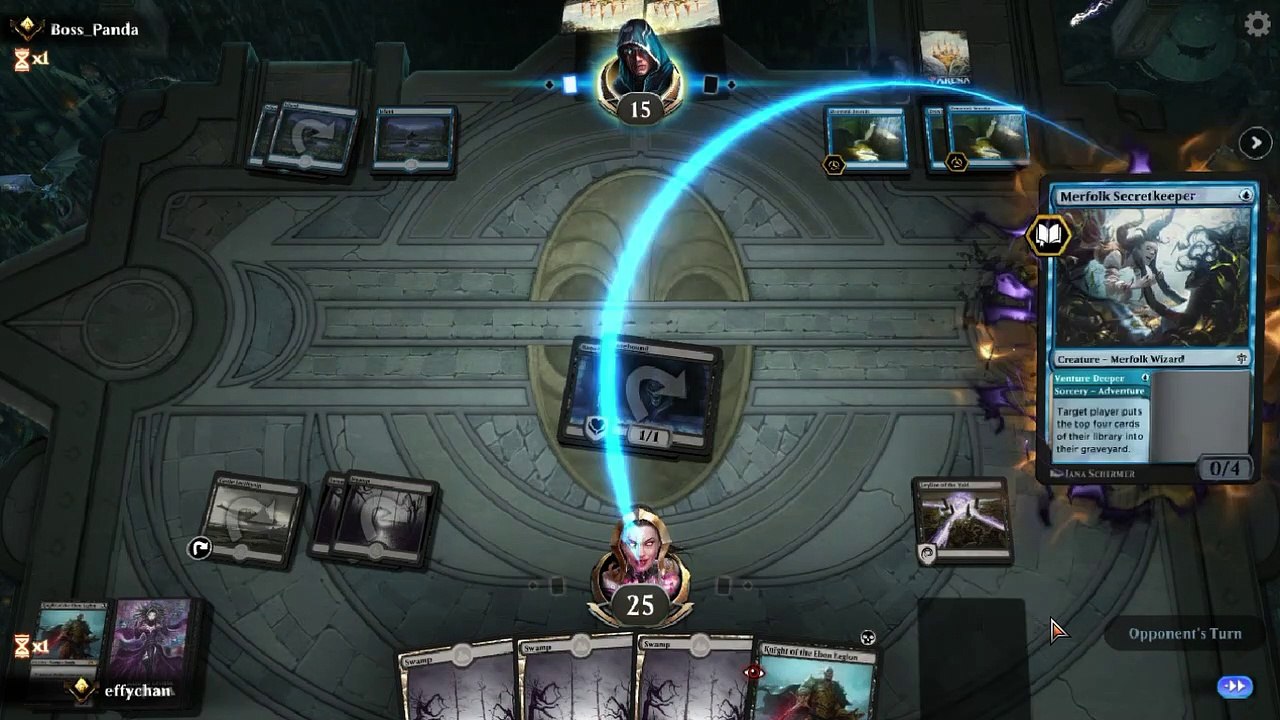Mono Black Oven vs Mono Blue Mill (Standard Ranked)