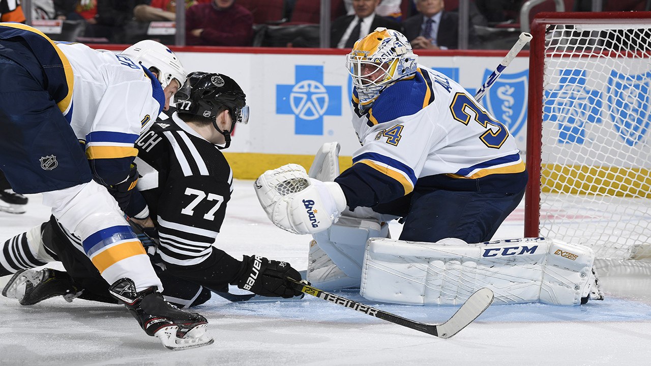 Jake Allen's 38-save shutout