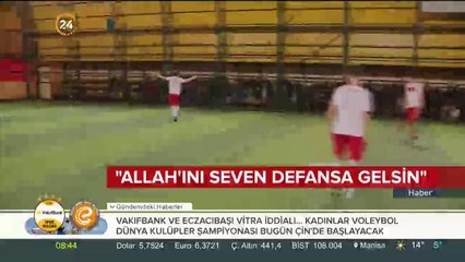 Alem FM programcıları, dinleyicilerle halı sahada maç yaptı